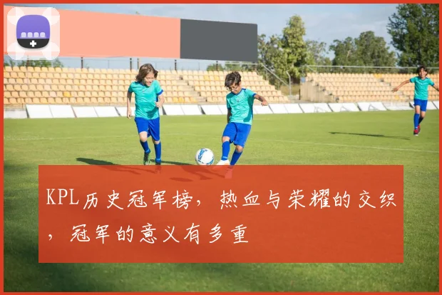 KPL历史冠军榜，热血与荣耀的交织，冠军的意义有多重